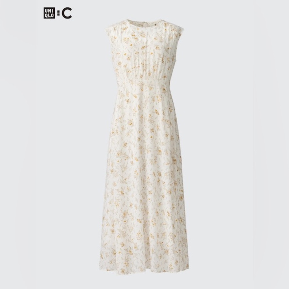 UNIQLO 3 for $60 | Neutral Capsule | Floral Maxi Dress S